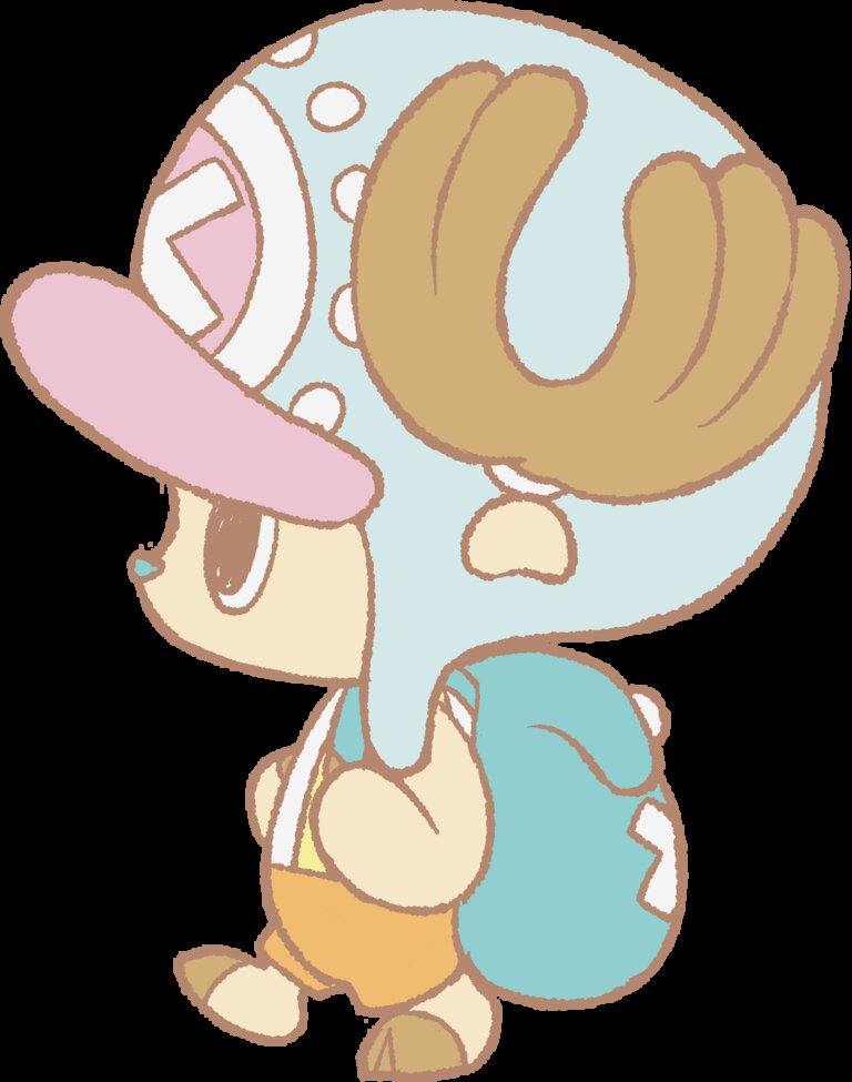 Drawing of chopper walking