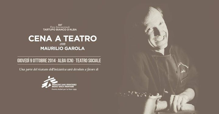 Cena benefica a teatro