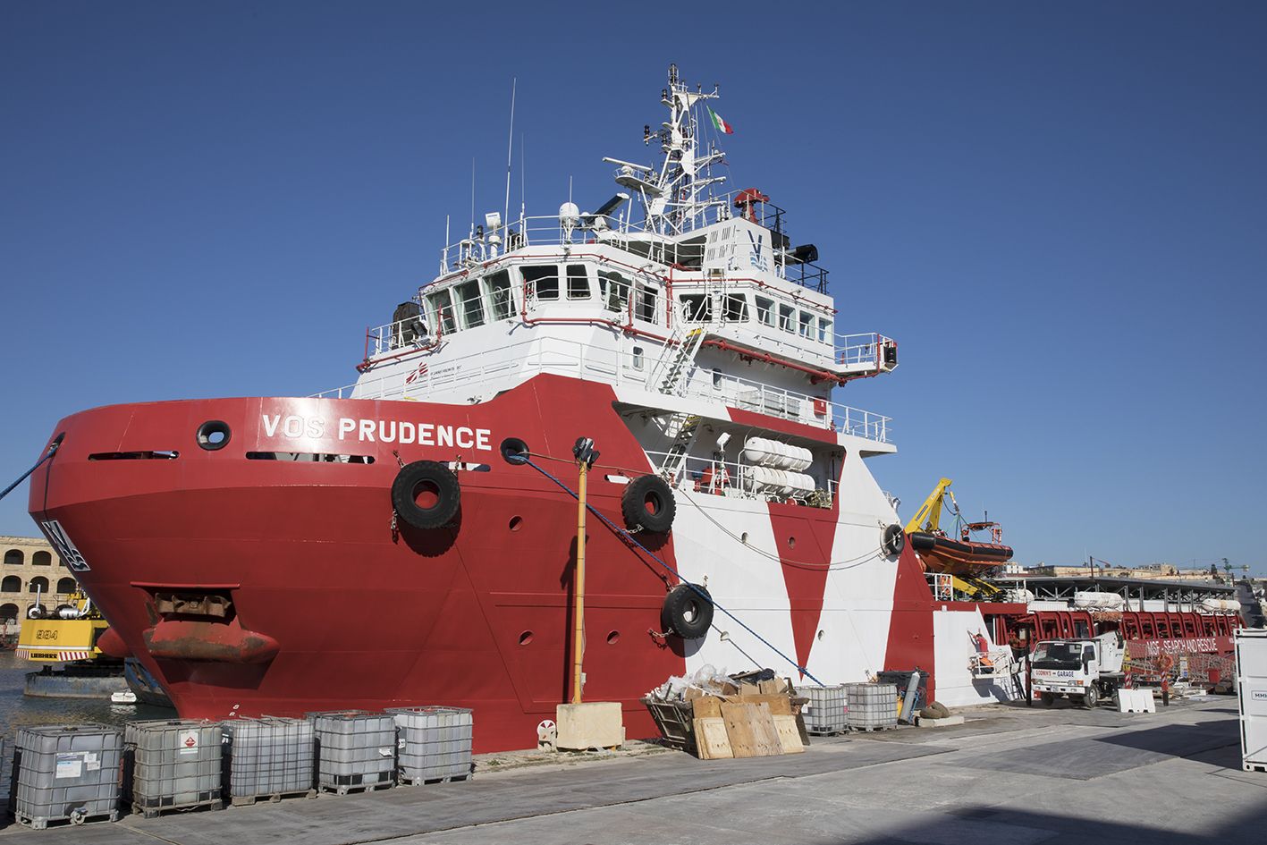 Prudence  la nostra nuova imbarcazione di ricerca e soccorso nel Mediterraneo Centrale