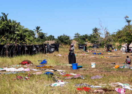 Sfollati a Capo Delgado Mozambico