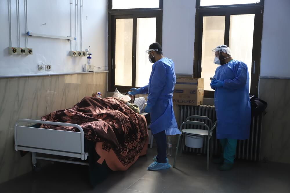 Centro di trattamento Covid-19 supportato da MSF in Siria