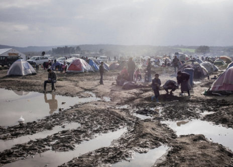 Campo rifugiati di Idomeni, Grecia.