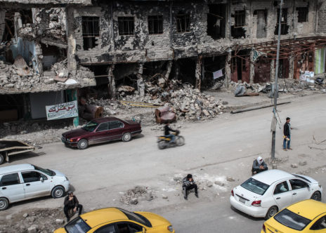 Veduta della città di Mosul