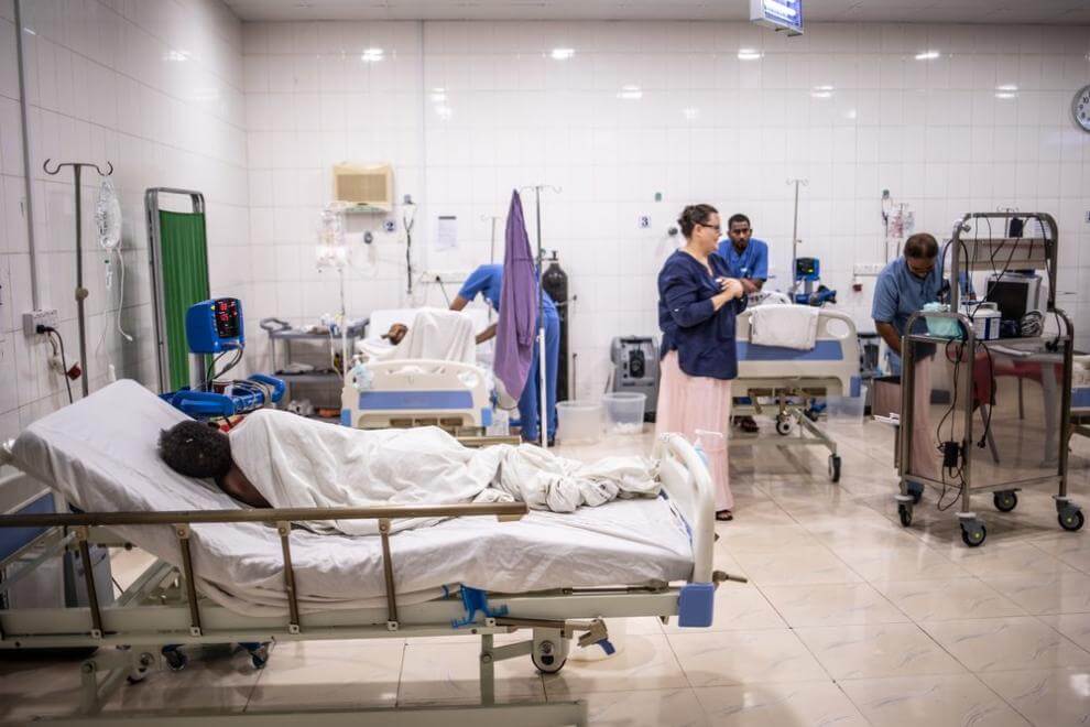 Aden: terapia intensiva