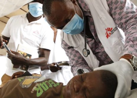 Intervento MSF contro il morbillo a Bosobolo