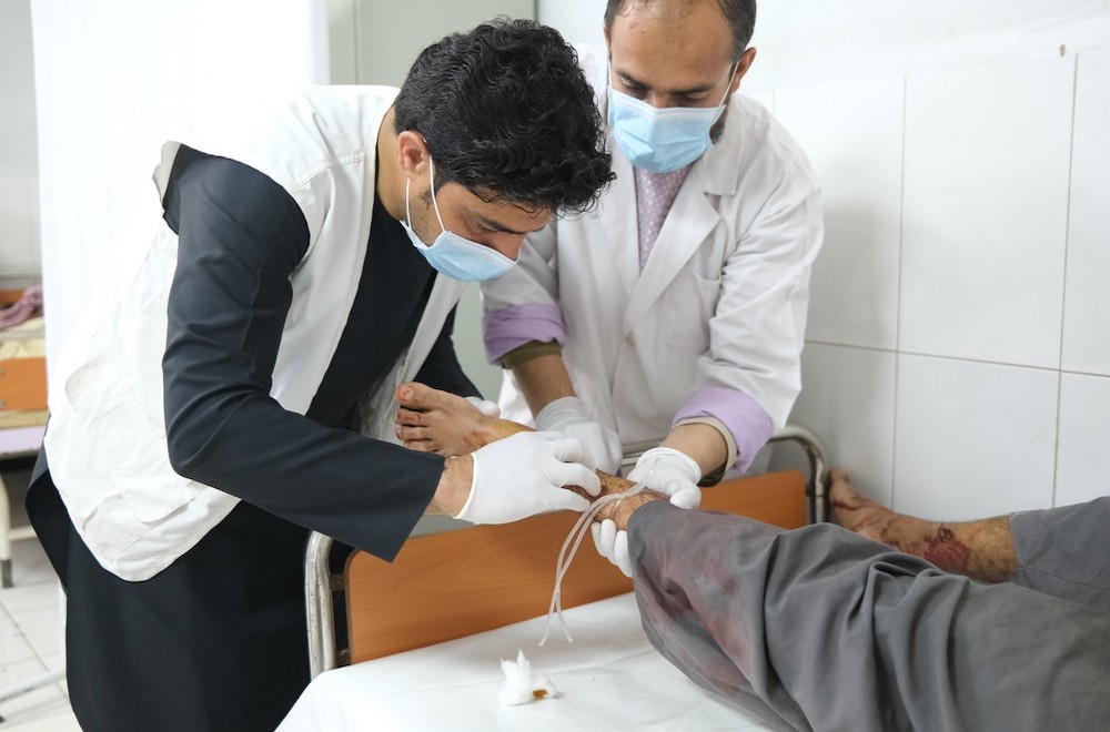 Ospedale MSF a Boost