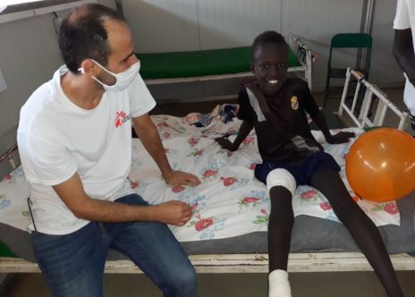 Christos Christou in Sud Sudan per MSF