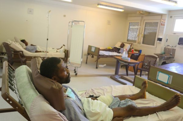 Pazienti Ospedale MSF a Tabarre