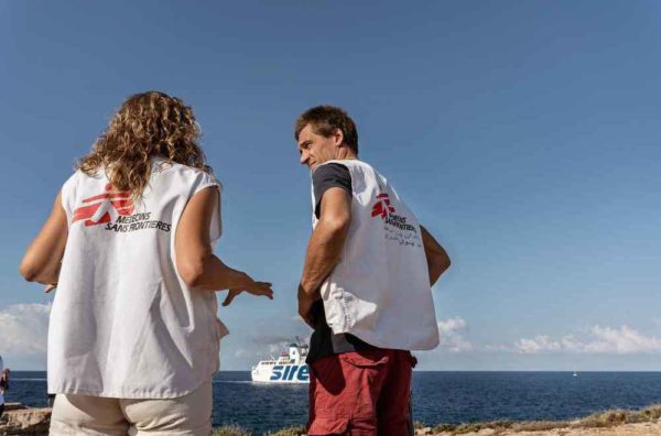MSF activities in Lampedusa