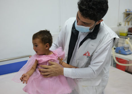 morbillo in Afganistan, ospedale Boost