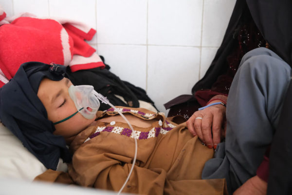 Morbillo in Afganistan, ospedale Boost