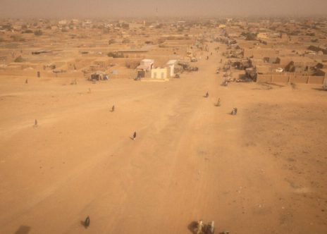 Vista dall'alto di Agadez, Niger