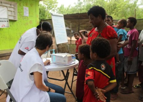 campagna di prevenzione della tubercolosi TB a Port Moresby, Papua Nuova Guinea