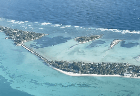 Kiribati dall'alto