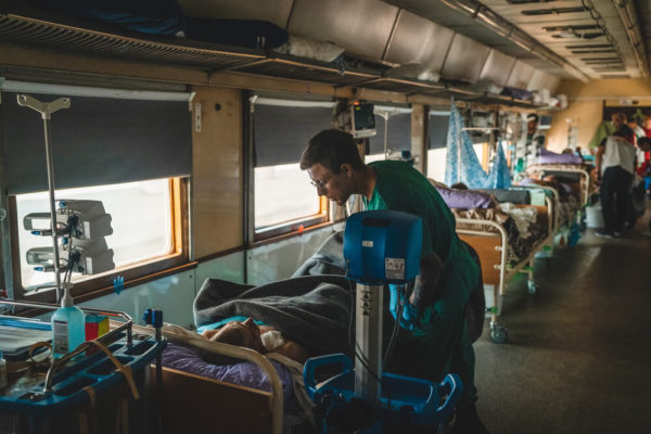 Treno medicalizzato MSF in Ucraina