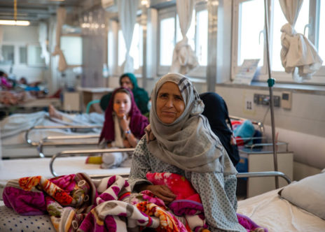 Paziente MSF in ospedale Kunduz, Afghanistan