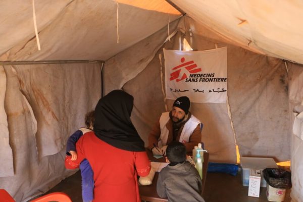 Siria cliniche mobili Al-Dana area