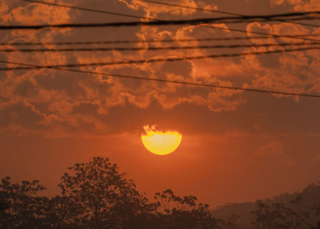 Tramonto in repubblica Centrafricana