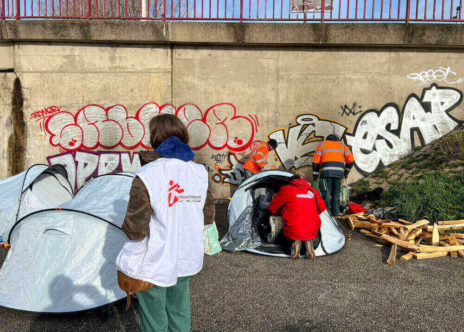 Campo Migranti a Calais MSF