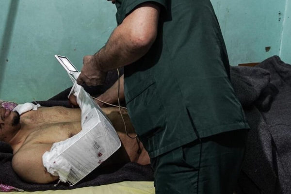 Ferito presso un ospedale MSF in Siria a seguito di un bombardamento