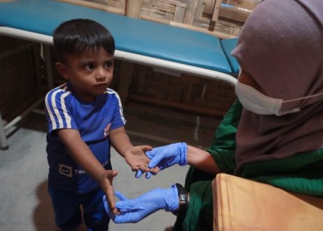 Paziente MSF affetto da Scabbia in Bangladehs