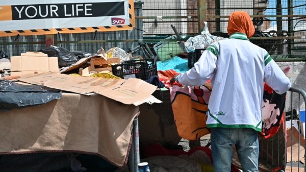 Migrante in transito a Ventimiglia