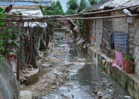 Rohingya campo per sfollati in Bangladesh
