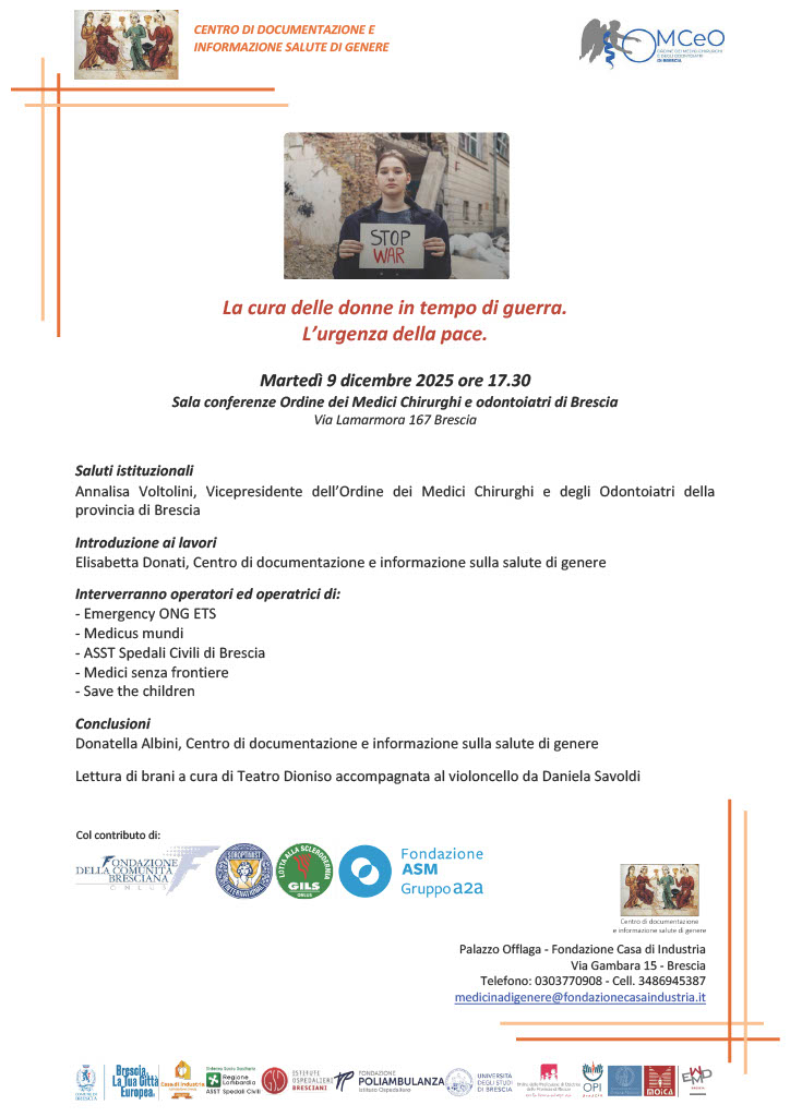 La cura delle donne in tempo di guerra